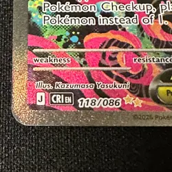 Pokemon Chaos Rising Mega Dragalge Holofoil EX 118/086 - Image 2