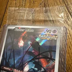NEW SEALED POKEMON CENTER Flutter Mane 097 Promo Temporal Forces Full Art ETB - Image 2