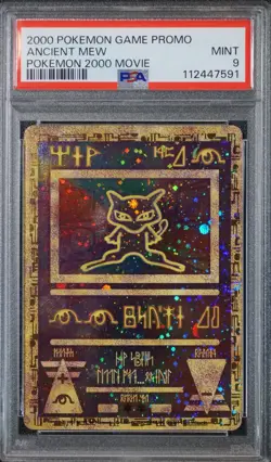 Pokemon Ancient Mew 2000 PSA 9 MINT Game Movie Promo Pokemon Card - Image 1