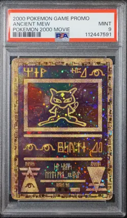 Pokemon Ancient Mew 2000 PSA 9 MINT Game Movie Promo Pokemon Card - Image 3