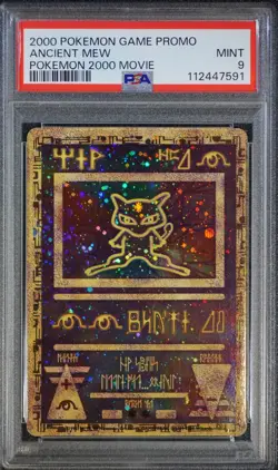 Pokemon Ancient Mew 2000 PSA 9 MINT Game Movie Promo Pokemon Card - Image 5