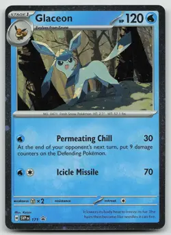 Pokemon Glaceon (Cosmos Holo) 171 Scarlet & Violet Promo Promo NM - Image 1