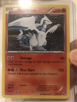 Pokemon TCG Reshiram Black and White 26/114 Holo Holo Rare Lightly Played - Image 1