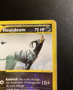 Pokemon Card- Houndoom-Skyridge-ReverseHolo-12/144-Rare-NoCrystal-ENG-LP - Image 4