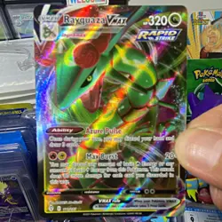 Pokemon TCG Rayquaza VMAX 111/203 Evolving Skies Full Art Holo Ultra Rare Eng - Image 1
