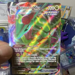 Pokemon TCG Rayquaza VMAX 111/203 Evolving Skies Full Art Holo Ultra Rare Eng - Image 3
