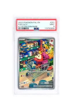 Pokemon card Fuecoco 201/193 PAL EN Paldea Evolved 2023 English PSA 9 MINT - Image 1