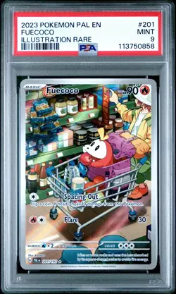 Pokemon card Fuecoco 201/193 PAL EN Paldea Evolved 2023 English PSA 9 MINT - Image 2