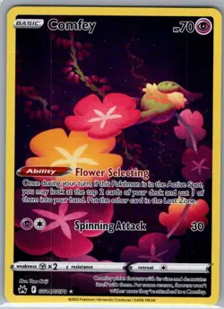 Comfey GG14/GG70 SWSH: Crown Zenith: Galarian Gallery - Pokemon Card - NM - Image 1