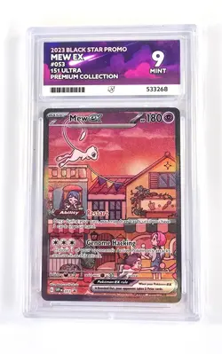 Pokemon Mew EX SVP 053 Scarlet Violet 151 UPC ACE 9 - Image 1