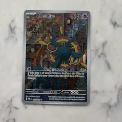 Pokemon TCG Dhelmise 091/084 Illustration Rare Pitch Black Near Mint Holo - Image 1