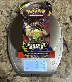 HEAVY! GOD PACKUU SIRUU 31.9g Perfect Order Pokemon TCG Sleeved Booster (SEALED) - Image 1
