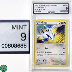 Pokemon TCG Lugia XY156 Black Star Promo Graded AGS 9 MINT - Image 1