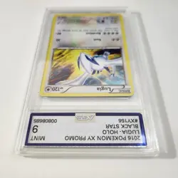 Pokemon TCG Lugia XY156 Black Star Promo Graded AGS 9 MINT - Image 4