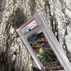 PSA 9 XY Ancient Origins Foil Booster Pack Mega Tyranitar 2015 Pokemon MINT - Image 4