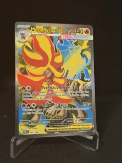 Pokemon TCG Mega Pyroar ex 099/086 Me04: Chaos Rising Holo MINT/Near Mint - Image 1