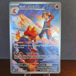 Pokemon Ethan's Magcargo 222/217 Ascended Heroes Rare Full Art Holo - Image 1