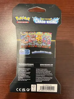HEAVY! GOD PACKUU SIRUU 32g Chaos Rising Pokemon TCG Sleeved Booster (SEALED) - Image 2