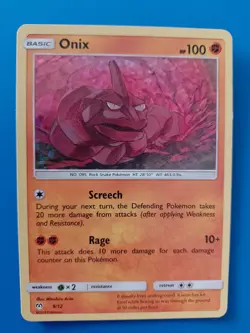 McDonald's Onix Holo Pokemon TCG Card 2019 9/12 Collection - Image 1