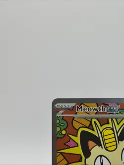 Pokemon TCG Meowth EX 121/88 SIR Special Illustration Rare Perfect Order - Image 2