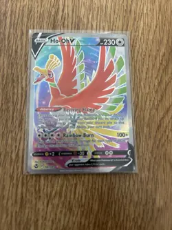 Pokemon 5 Card Bundle English Full Art Holo Including Ho-Oh, Zeraora And More - Image 4