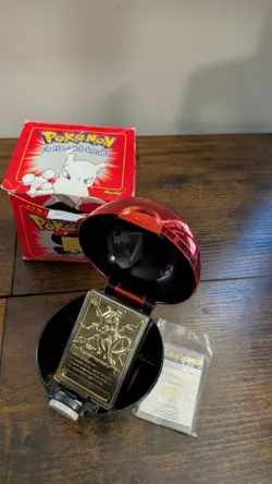 Pokemon Nintendo 23K Gold-Plated Mewtwo And Jigglypuff Card Lot Of 2! - Image 2