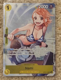 Nami Dash Pack Full Art Foil OP15-108 Adventure on Kami's Island One Piece TCG - Image 1