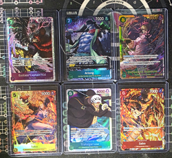One Piece Card Game Romance Dawn Alt Art Foil Character Lot 6 English - Image 1
