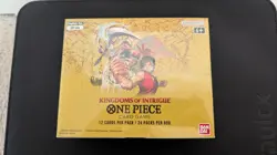 Bandai One Piece Card Game OP-04 Kingdoms of Intrigue English Booster Box - Image 1