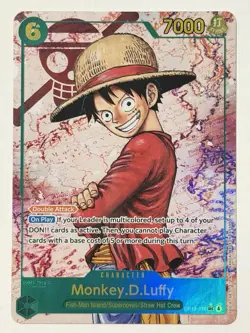 One Piece - Carrying On His Will - Monkey.D.Luffy OP13-118 Parallel Holodex 9.6 - Image 1