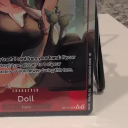 Bandai One Piece Card Game Doll OP11-008 R Character Alt Art Holo 1000 - Image 4