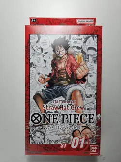 One Piece Card Game English Straw Hat Crew ST-01 Starter Deck Sealed - Image 1
