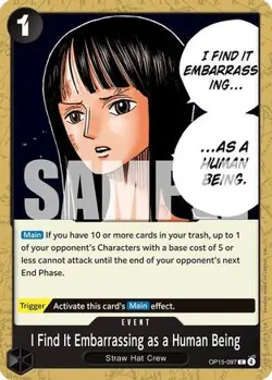 I Find It Embarrassing as a Human Being OP15-097 Adventure on Kami's Island NM - Image 1