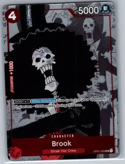 Brook -OP01-022 Alt Art 25th Anniversary One Piece Promo - One Piece Card - NM - Image 1