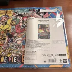 One Piece Card Game Official Playmat Vol.5 + Luffy Promo Card English *IN HAND* - Image 1