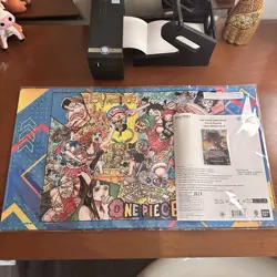 One Piece Card Game Official Playmat Vol.5 + Luffy Promo Card English *IN HAND* - Image 4