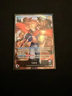 OP15-002 Lucy Alt Art Leader Adventure on KAMI's Island One Piece TCG English - Image 1