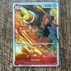 (2x) One Piece OP06-007 SHANKS SR FOIL NM TCG ENGLISH NM - Image 4