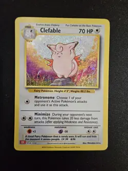 Pokemon TCG: Clefable Holo CLC 014/034 English Classic Collection NM - Image 1