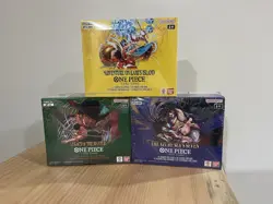 SEALED one piece booster boxes LOT OF 3 - Image 1
