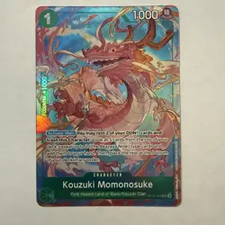 Kouzuki Momonosuke Best Selection Vol. 4 English Alt Art One Piece TCG OP10-028 - Image 1