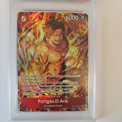 Portgas D. Ace Illustration Box Vol.5 ST15-005 Promo One Piece Red PSA 10 - Image 2