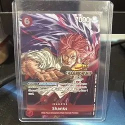 Shanks Championship 25-26 Promo One Piece Card Game P-083 NM - Image 1