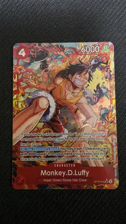 Monkey D. Luffy OP16-015 Alt Art One Piece TCG English NM - Image 1