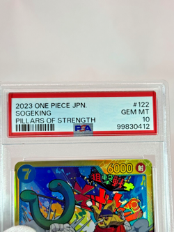 One Piece Soge king OP03-122 Mighty Enemies Secret Rare (From Japan) - Image 3