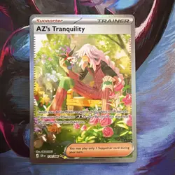 Pokemon Chaos Rising AZ's Tranquility Special Illustration Rare SIR Holo 120/086 - Image 1