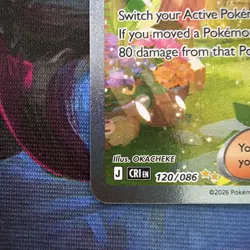 Pokemon Chaos Rising AZ's Tranquility Special Illustration Rare SIR Holo 120/086 - Image 5