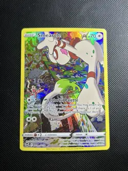 Pokemon card TCG smeargle 10/30 Silver Tempest Full Art Rare Holo - Image 1