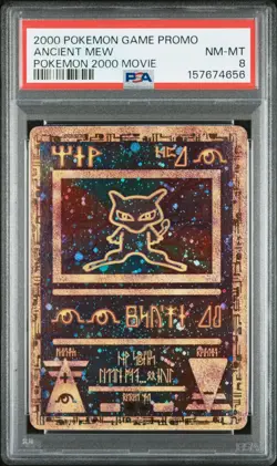 2000 Pokemon TCG Ancient Mew Movie Promo PSA 8 - Image 1