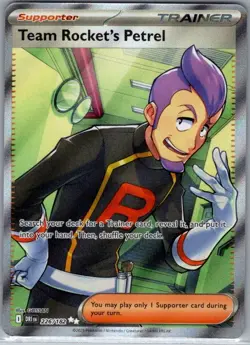 Team Rocket's Petrel - 226/182 SV10: Destined Rivals - Pokemon Card - NM - Image 1